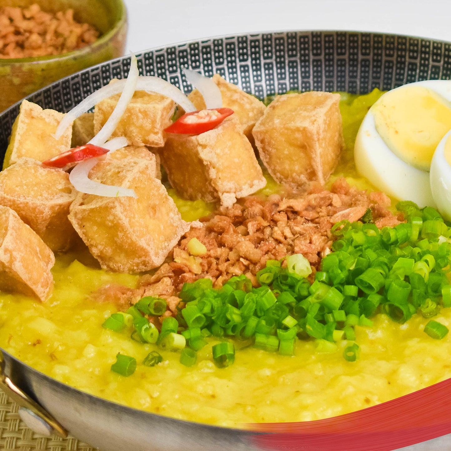 Lugaw (LTE)  Tokwa + Egg