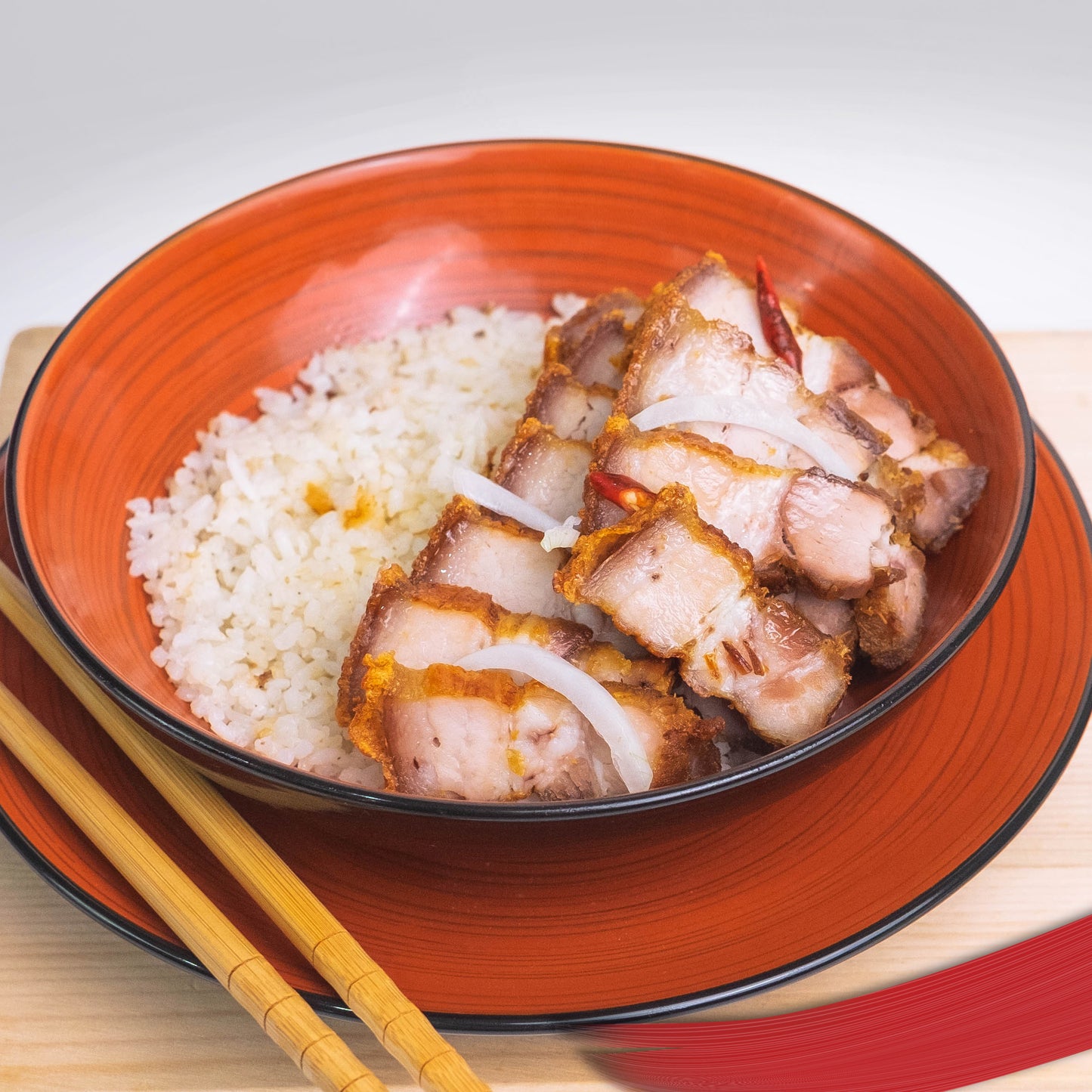 Crispy Pork Belly w/ Sweet Soy and Rice