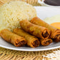 Lumpiang Shanghai 6pcs w/Fried Rice & Egg