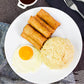 Lumpiang Shanghai 6pcs w/Fried Rice & Egg