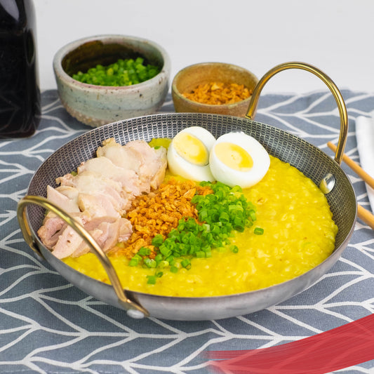 Chicken Arrozcaldo with Egg