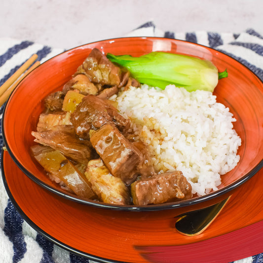 Chinese-style Braised Beef Rice